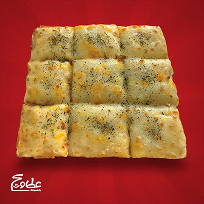 خمیر پیتزا پنجره ای ، پنیر موزارلا، سیر نان سیر